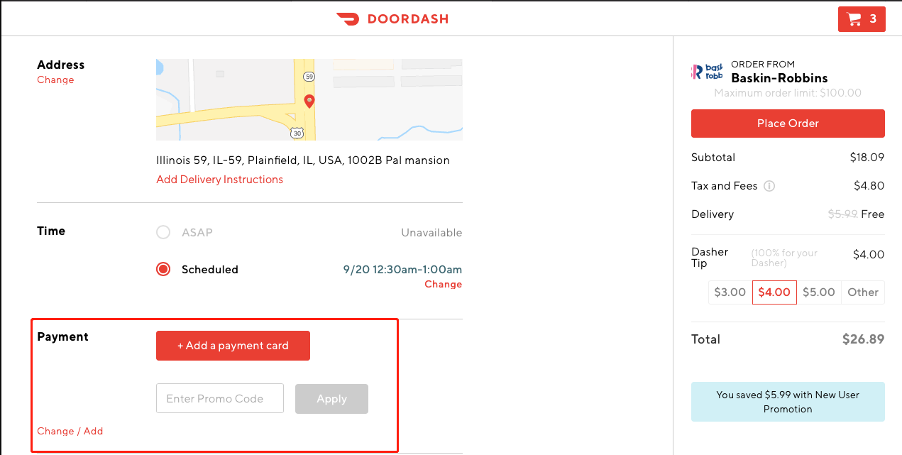 door dash coupon