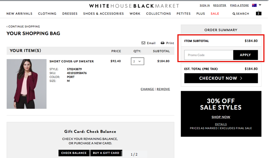 88% OFF White House Black Market Coupons, Promo Codes & Deals Dec-2023