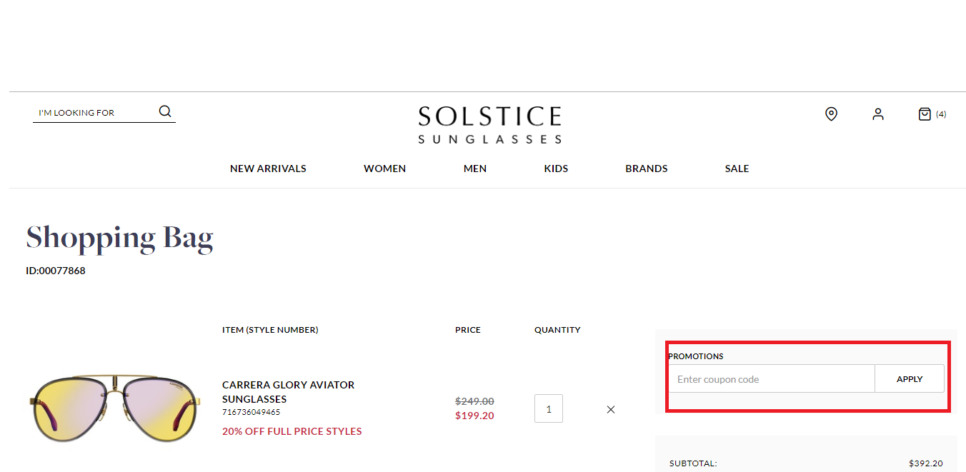 Solstice Sunglasses Coupons