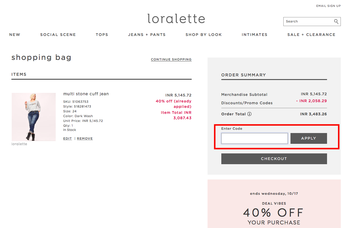 Loralette Coupons