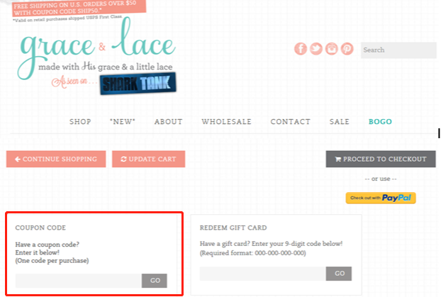 Grace & Lace Coupons