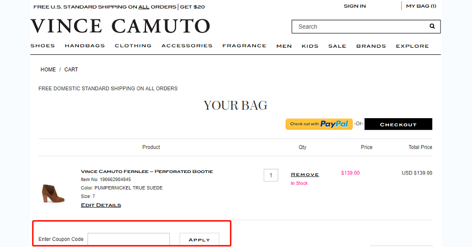 Vince Camuto Coupons