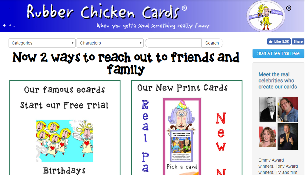 Rubber Chicken Cards Coupons